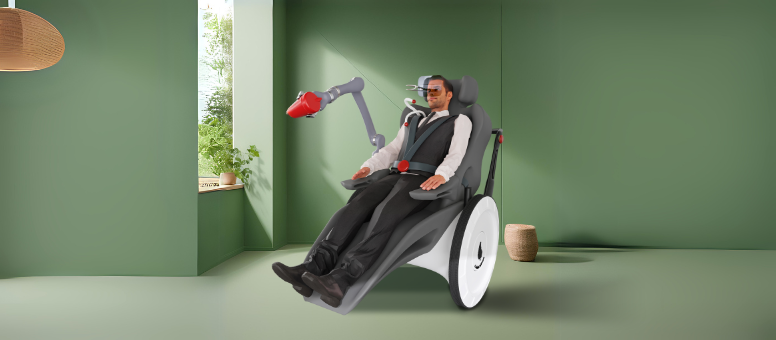 HIRAC - Roboterarm als Unterstützung am Rollstuhl