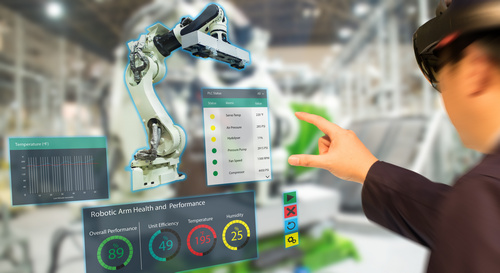 Kommunikation und Steuerung einer Produktionsmaschine