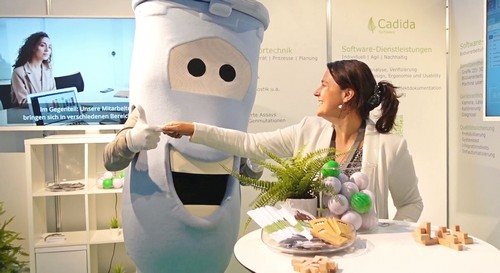 Messestand auf der Analytica 2022