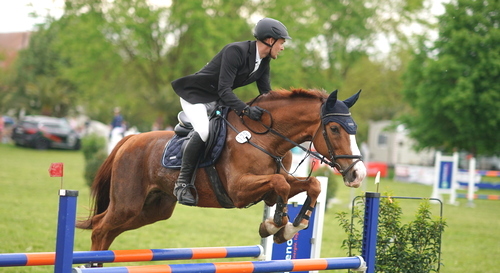 Springreiten beim Reitturnier 2022