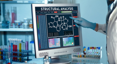 Beispielbild einer Software in der Labortechnik zur strukturellen Analyse