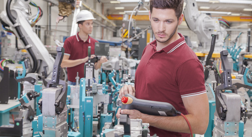Messungen an industriellen Maschinen