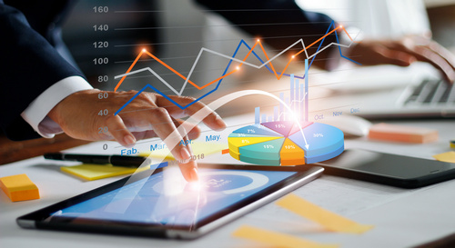 Graphical evaluation in accounting