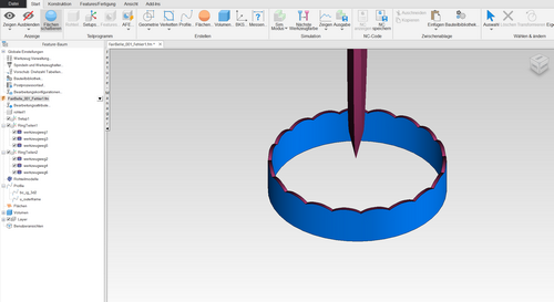 Software development CAM for precision machines